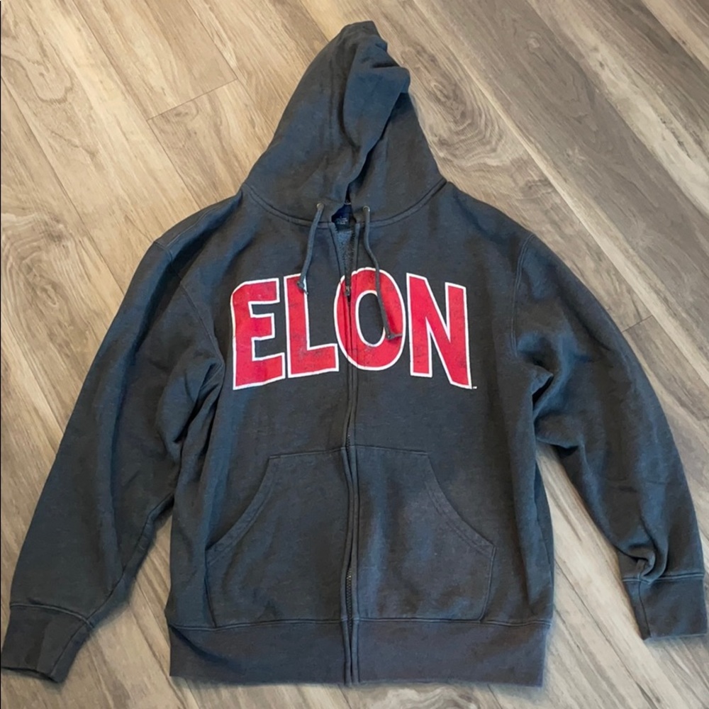 Elon university zip up sweatshirt